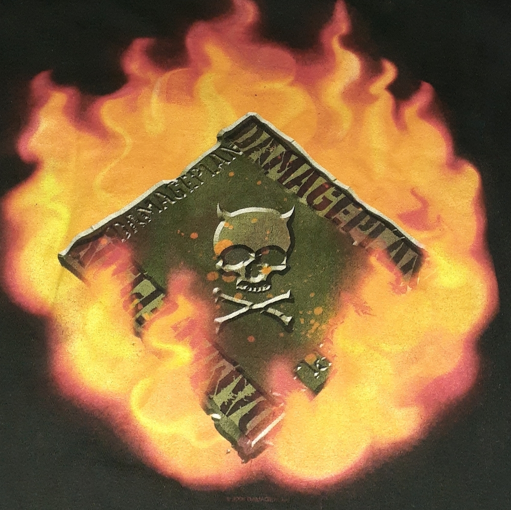 2006 Damageplan Dimebag Darrell Vinne Paul Band Shirt… Gem